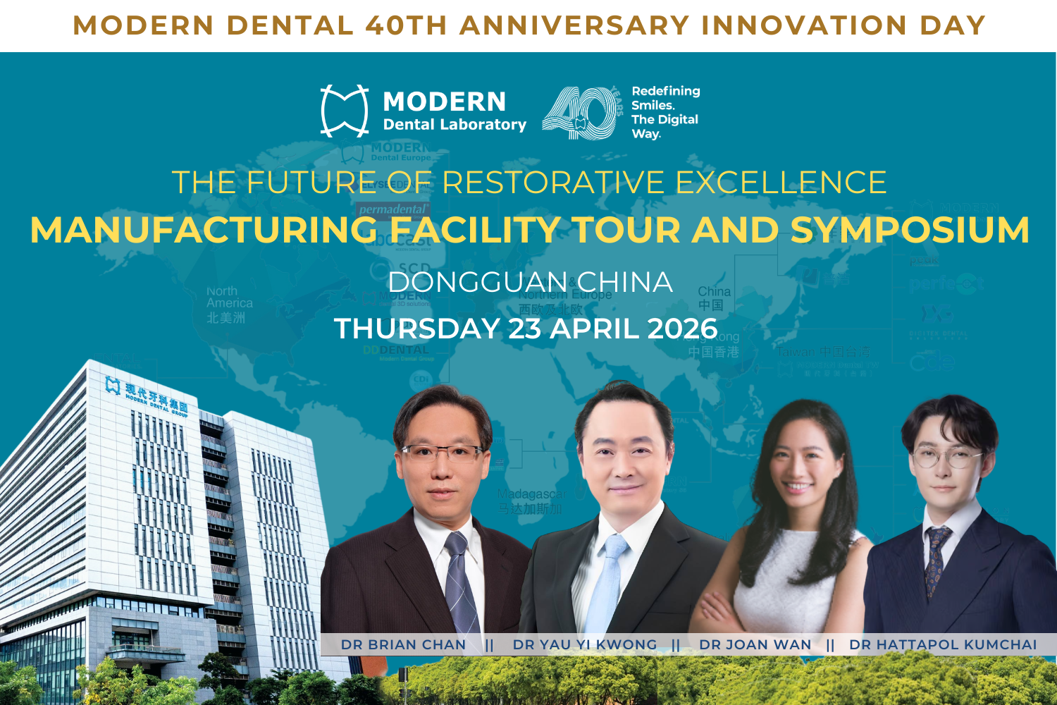 MODERN DENTAL 40TH ANNIVERSARY INNOVATION DAY: The Future Of Restorative Excellence