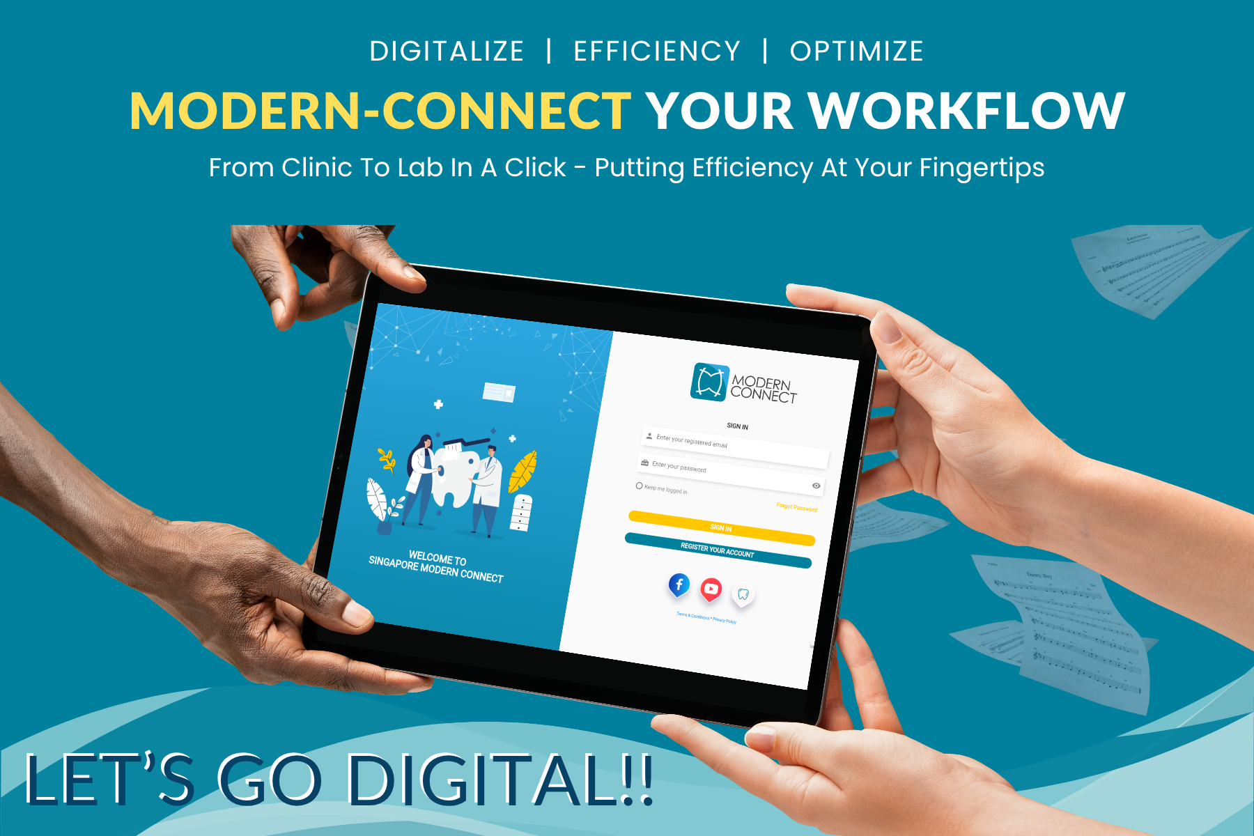 Modern-Connect – Your Digital Gateway to Modern Dental Lab SG